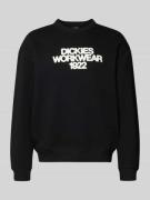 Dickies Sweatshirt mit Label-Print Modell 'TORREY' in Black, Größe L