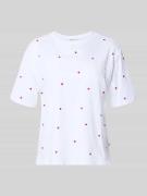 Tom Tailor Denim Boxy Fit T-Shirt aus reiner Baumwolle in Weiss, Größe...