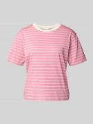 Tom Tailor Denim Boxy Fit T-Shirt aus reiner Baumwolle in Pink, Größe ...