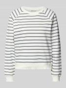 Tom Tailor Denim Regular Fit Sweatshirt aus Baumwoll-Mix in Weiss, Grö...