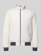 Geox Blouson mit Stehkragen und Reißverschluss in Offwhite, Größe L