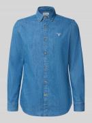 Barbour Slim Fit Jeanshemd aus reiner Baumwolle in Jeansblau, Größe L