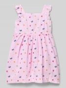 Blue Seven Kleid mit Rüschenbesatz in Rosa, Größe 104