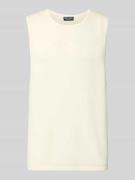 Antony Morato Top mit Rundhalsausschnitt in Offwhite, Größe L