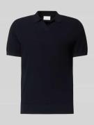 Profuomo Regular Fit Poloshirt aus Lyocell-Mix mit Seiden-Anteil in Ma...