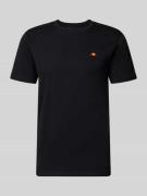Ellesse T-Shirt mit Label-Stitching Modell 'CASSICA' in Black, Größe L