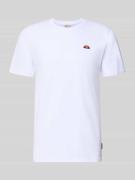 Ellesse T-Shirt mit Label-Stitching Modell 'CASSICA' in Weiss, Größe L