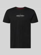 Alpha Industries T-Shirt mit Label-Detail Modell 'Foam' in Black, Größ...