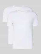 BOSS Regular Fit T-Shirt Set aus reiner Baumwolle in 2er-Pack in Weiss...