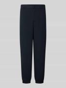 Emporio Armani Hose mit Strukturmuster und Eingrifftaschen in Marine, ...