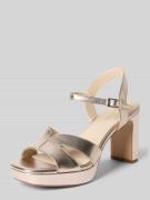 Tamaris Sandaletten mit Dornschließe in Gold, Größe 36