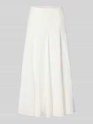 Jake*s Cocktail Midirock in Falten-Optik in Ecru, Größe 32