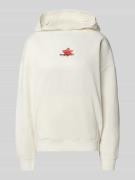 Pegador Oversized Hoodie mit Label-Stitching Modell 'MODRA' in Beige, ...