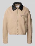 Noisy May Jacke mit Brusttasche Modell 'SCOTTY' in Beige, Größe L