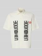 WOODBIRD Regular Fit Freizeithemd mit Label-Print Modell 'Banks' in Of...