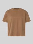 OH APRIL T-Shirt aus Baumwolle Modell 'Ella' in Mittelbraun Mel, Größe...