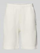 Lacoste Relaxed Fit Sweatshorts aus reiner Baumwolle in Offwhite, Größ...