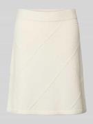 OH APRIL Rock mit Label-Patch in Offwhite, Größe L