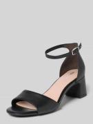 Tamaris Sandaletten aus echtem Leder in Black, Größe 36