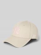 New Era Base Cap mit Motiv-Stitching in Ecru, Größe 1