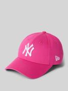 New Era Base Cap mit Motiv-Stitching in Pink, Größe 1