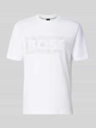 BOSS Green Regular Fit T-Shirt aus Baumwoll-Mix Modell 'TS_GLOBE LOGOP...