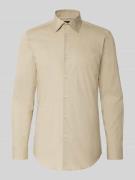 BOSS Slim Fit Businesshemd aus Baumwoll-Mix Modell 'H-HANK-KENT' in Be...
