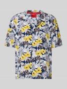 HUGO Relaxed Fit Freizeithemd aus reiner Viskose Modell 'BEACH' in GEL...