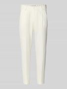 Drykorn Slim Fit Stoffhose mit Bundfalten Modell 'Chasy' in Offwhite, ...