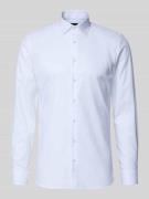 OLYMP No. Six Super Slim Fit Business-Hemd mit Kentkragen und Struktur...