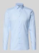 OLYMP No. Six Super Slim Fit Business-Hemd mit Kentkragen und Struktur...