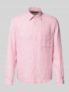 Marc O'Polo Regular Fit Freizeithemd aus reinem Leinen in Pink, Größe ...