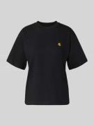 Carhartt Work In Progress T-Shirt mit Label-Stitching in Black, Größe ...