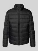 BOSS Regular Fit Steppjacke mit Label Print Modell 'CIKO' in Black, Gr...
