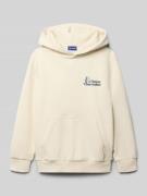 Only & Sons Regular Fit Hoodie aus Baumwoll-Mix Modell 'CERES' in Ecru...