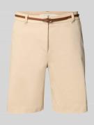 B.Young Regular Fit Bermudas mit Gürtel Modell 'Days' in Sand, Größe 3...