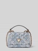 Guess Shoulder Bag mit Logo-Applikation Modell 'Giully' in Jeansblau, ...