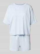 Polo Ralph Lauren Regular Fit Pyjama aus Baumwoll-Mix in Hellblau, Grö...