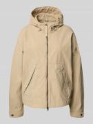 camel active Jacke mit Kapuze und Zweiwege-Reißverschluss in Sand, Grö...