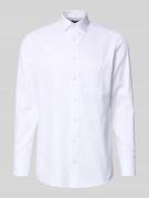 OLYMP Regular Fit Business-Hemd mit Strukturmuster und Kentkragen in W...