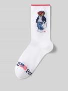 Polo Ralph Lauren Socken aus Baumwoll-Mix Modell 'SPRING BEAR' in Weis...