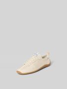 Kenzo Sneaker mit Ziernähten in Ecru, Größe 37