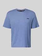 BOSS Regular Fit T-Shirt aus Baumwoll-Mix in Jeansblau, Größe L