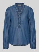 FREE/QUENT Regular Fit Bluse in Denim-Optik Modell 'Wilke' in Blau, Gr...