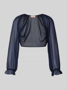 V.M. Kleid mit Zierschleife in Marine, Größe 36