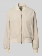 camel active Regular Fit Jacke mit Stehkragen in Sand, Größe 34