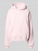 Gina Tricot Hoodie mit Känguru-Tasche in Rosa, Größe L