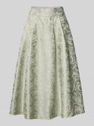 Rinascimento Midirock aus Satin mit Eingrifftaschen in Mint, Größe S
