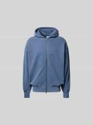 ANNARR Oversized Sweatjacke aus Baumwolle in Blau, Größe L