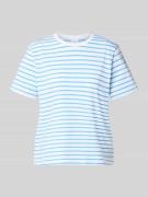 Vila T-Shirt mit Rundhalsausschnitt Modell 'NORA' in Blau, Größe L